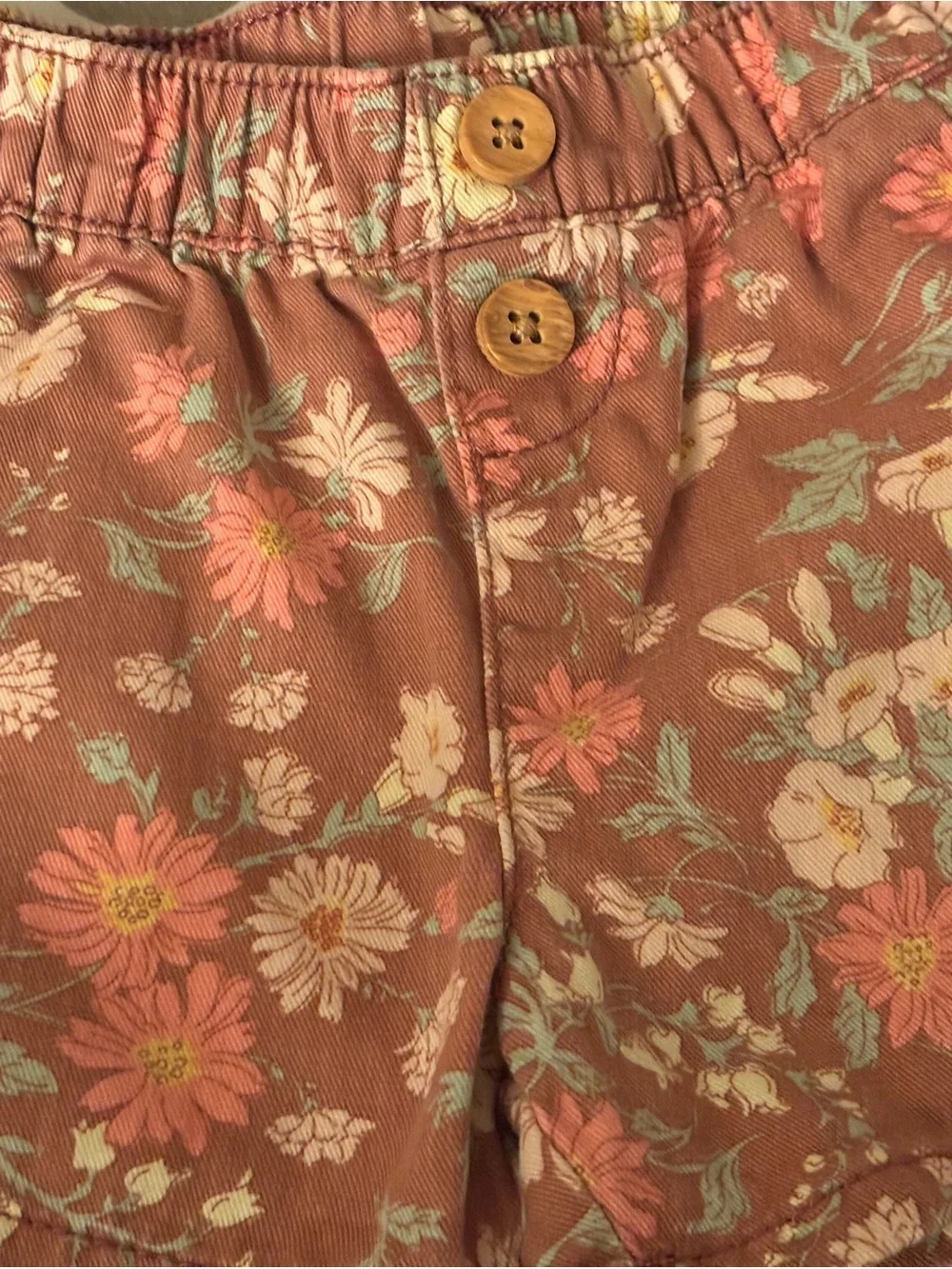 OshKosh B'gosh Rust Floral Girls' Shorts